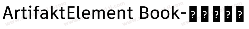 ArtifaktElement Book字体转换